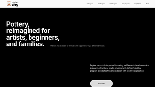 Screenshot of ashcanclay.com