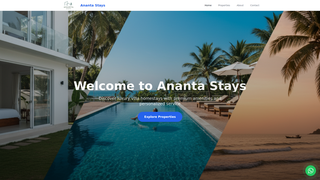 Thumbnail of anantastays.com