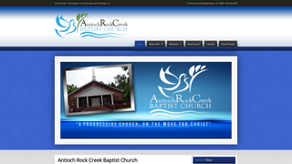 Screenshot of antiochrock.com