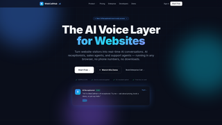 Screenshot of webcallhub.ai