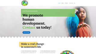 Screenshot of loretovidaamazonicacorp.com