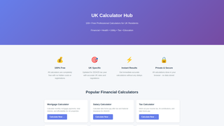 Thumbnail of ukcalculator.com
