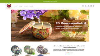 Thumbnail of scentedcandlesale.com