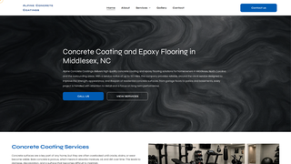 Screenshot of alpineconcretecoating.com