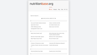 Thumbnail of nutritionbase.org