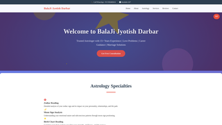 Thumbnail of balajijyotishdarbar.com