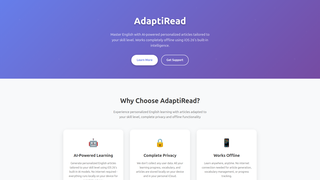 Thumbnail of adaptiread.com