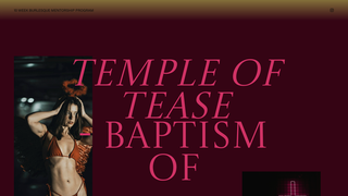 Thumbnail of templeoftease.com