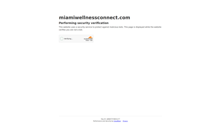Screenshot of miamiwellnessconnect.com