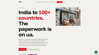 Screenshot of nkcourier.com