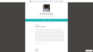 Thumbnail of mustryze.com