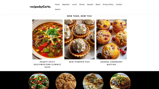 Thumbnail of recipesbycarla.com