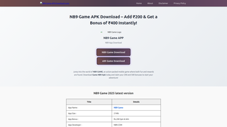Thumbnail of nb9gameapp.com