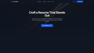 Thumbnail of syntaxility-ai-resume.com