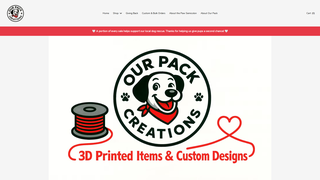 Thumbnail of ourpackcreations.com