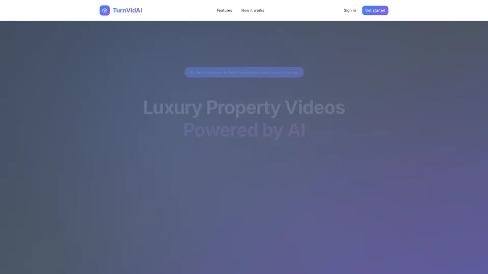 Screenshot of turnvid.app