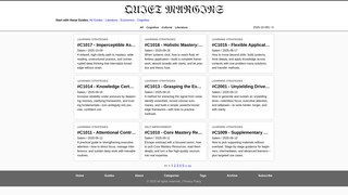 Thumbnail of quietmargins.com