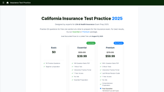 Thumbnail of insurancetestpractice.com