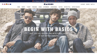 Screenshot of manbob.com