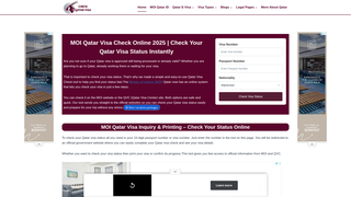 Thumbnail of checkqatarvisa.com