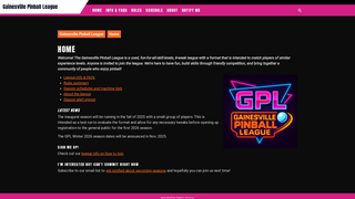 Thumbnail of gainesvillepinball.com