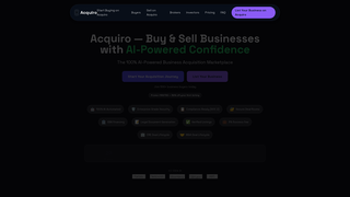 Screenshot of acquirohq.com