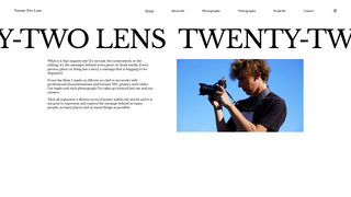 Thumbnail of twentytwolens.com
