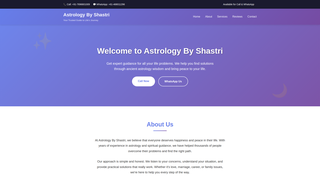 Thumbnail of astrologybyshastri.com