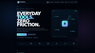 Screenshot of nexusnovatools.com