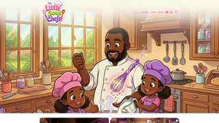 Screenshot of thelittlesouschefs.com