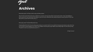 Thumbnail of officialartistcard.com