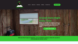 Thumbnail of monkeysdrywall.com