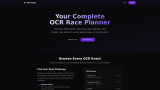 Screenshot of ocrtrips.com