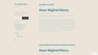 Thumbnail of deardigitaldiary.com