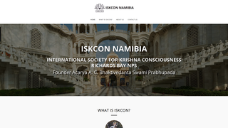 Thumbnail of iskconnamibia.org