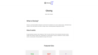 Screenshot of gloxing.com