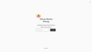 Thumbnail of africanwomenwriting.com