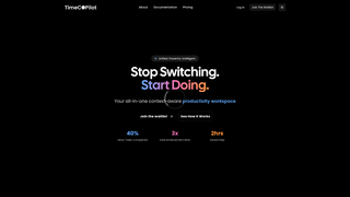 Screenshot of timecopilot.app