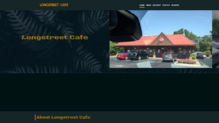 Screenshot of longstreet-cafe.com