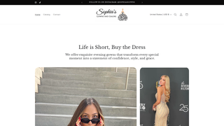 Thumbnail of sophiasgownsla.com