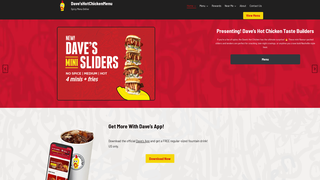 Thumbnail of thedaveshotchickenmenu.com