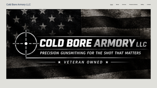 Screenshot of coldborearmory.com