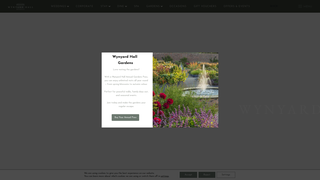Screenshot of wynyardhall.com