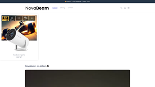 Thumbnail of novabeamprojector.com