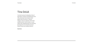 Thumbnail of tinadziuk.com