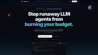 Screenshot of agent-watch.dev