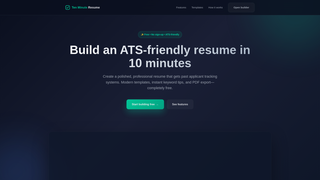 Thumbnail of tenminuteresume.com