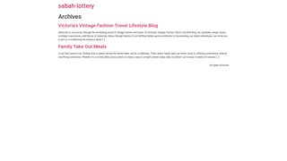 Thumbnail of sabah-lottery.com