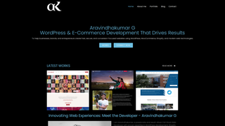 Thumbnail of aravindhakumar.com