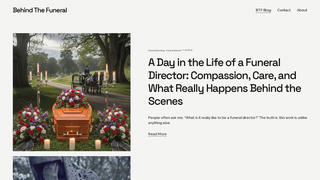 Thumbnail of behindthefuneral.com